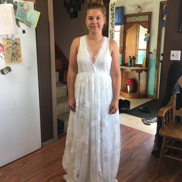 Sequin Wedding Dress - Picture 2 of 6